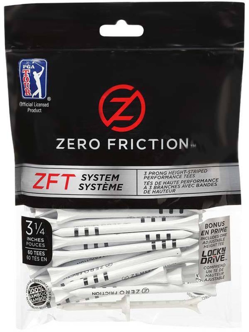 Zero Friction Golf Tees